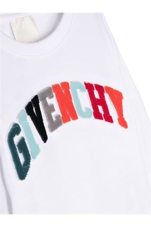 T-shirt in cotone bianco GIVENCHY KIDS | H0527010P